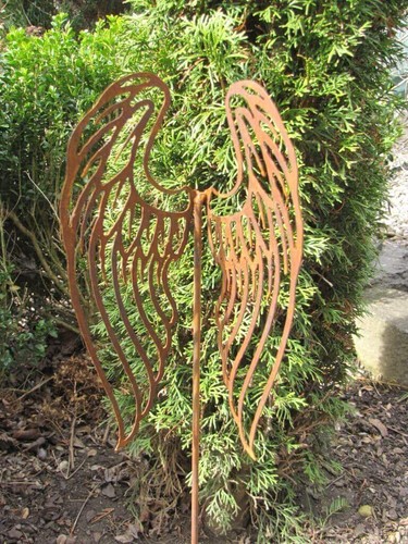 Edelrost gartenstecker - edelrost,