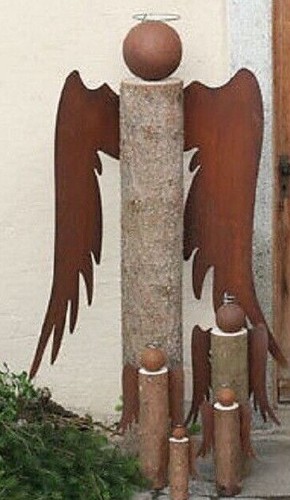 Edelrost engel bausatz - engel, flügel