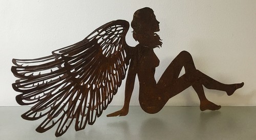 Engel sitzend doppelflügel - engel,