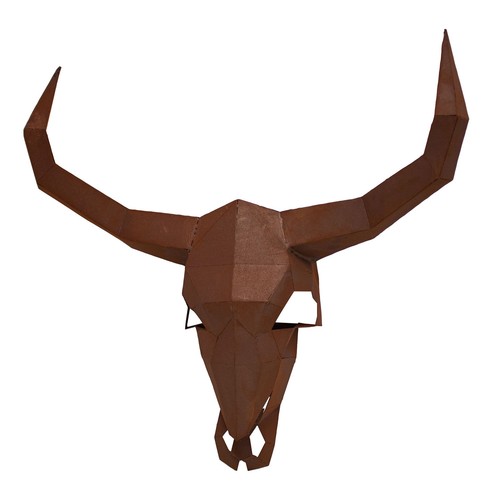Schädel texas edelrost - schädel,