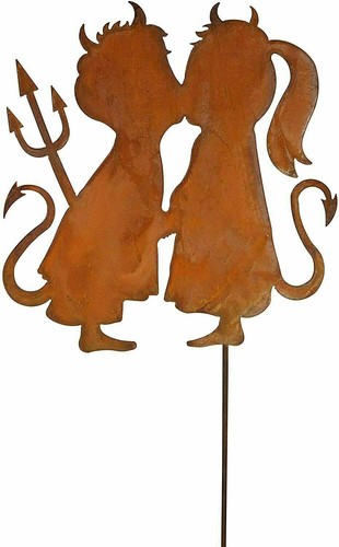 Gartenstecker engel teufel - gartenstecker, +teufel